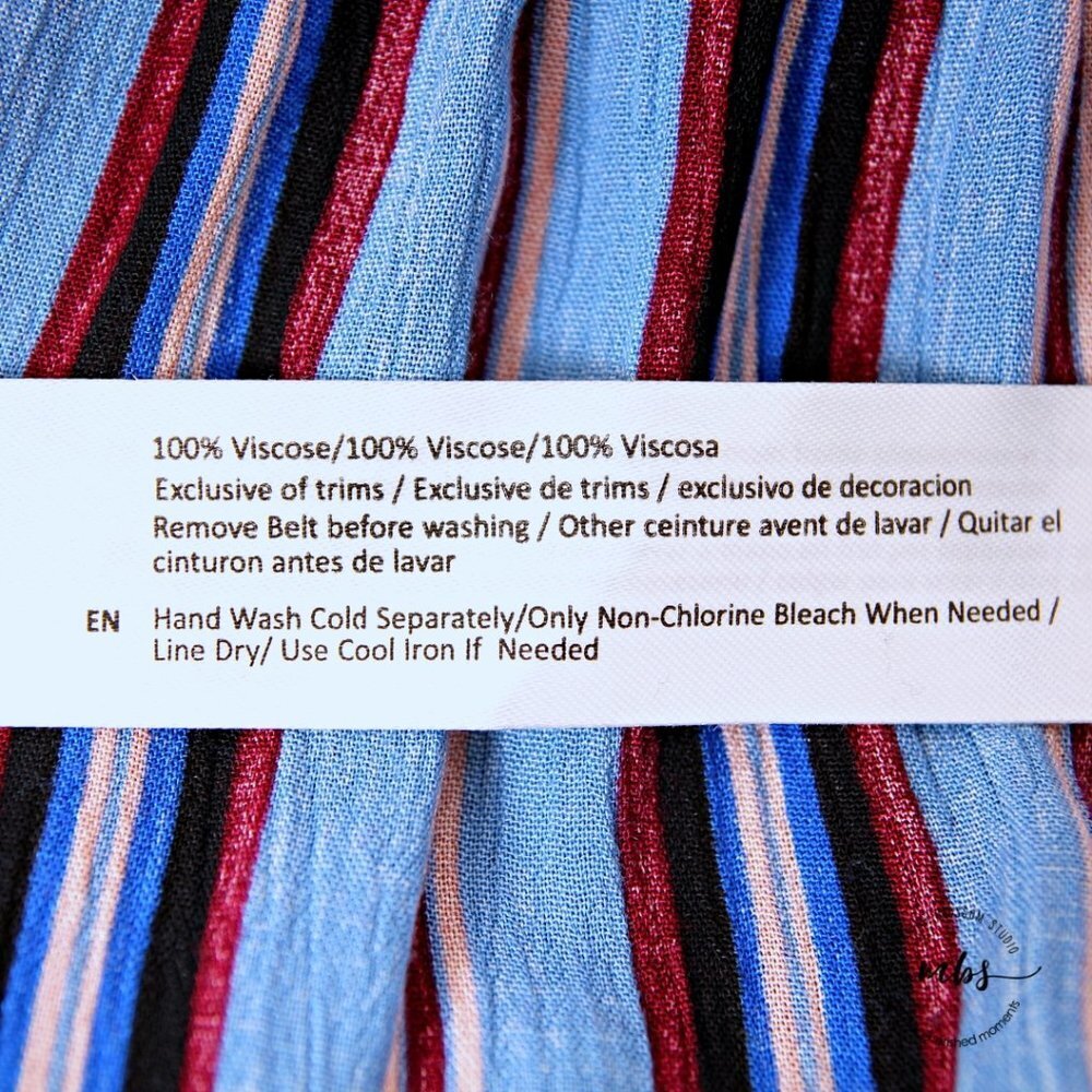 Band of Gypsies Blake Stripe‎ Paperbag High Waist Pants - Picture 7 of 9